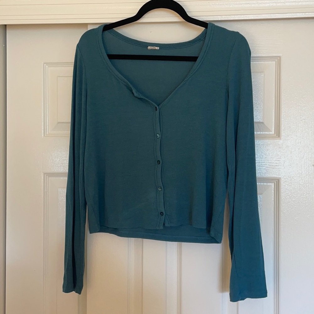 Aritzia Button Front Cardigan